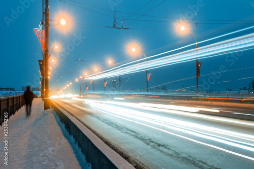 bridge at night