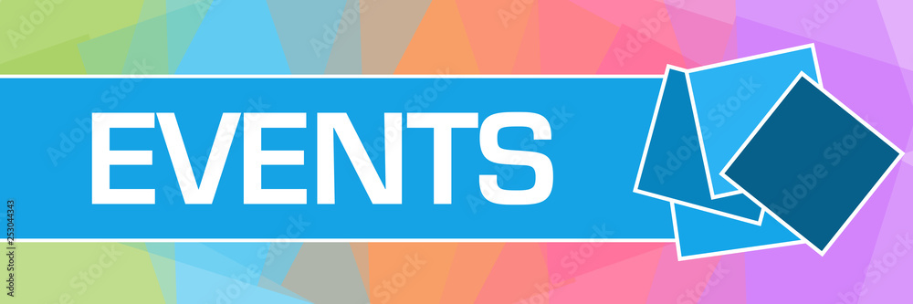 Events Colorful Squares Texture Blue 17569
