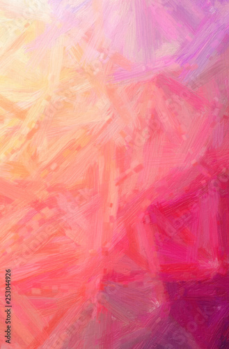 Abstract illustration of pink Bristle Brush Oil Paint background