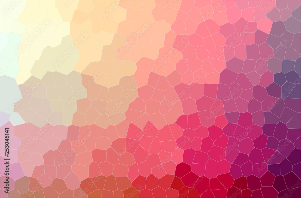 Abstract illustration of red Little Hexagon background Abstract illustration of red Little Hexagon background