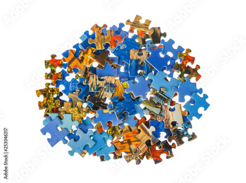 Pieces of puzzle