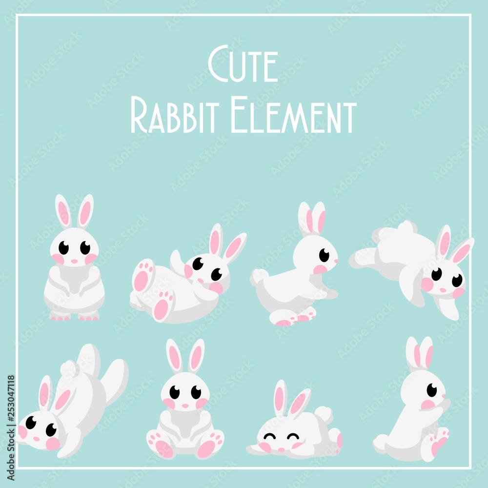 CUTE RABBIT EASTER DAY CUTE RABBIT EASTER DAY