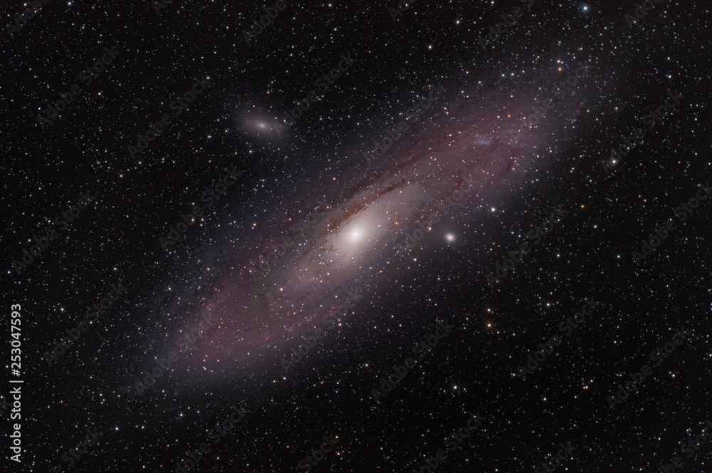 Messier 31 Andromeda galaxy in the constellation Andromeda