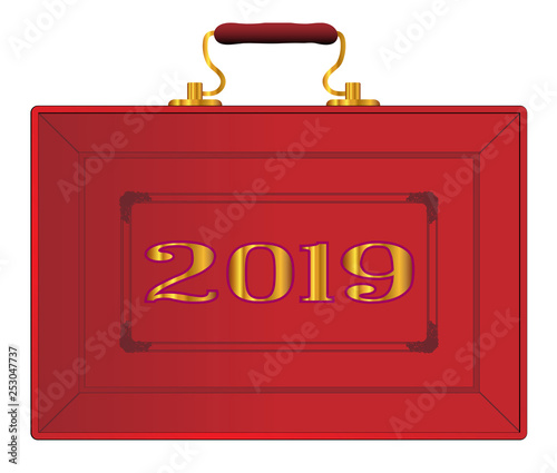 United Kingdom Red Budget Box 2019