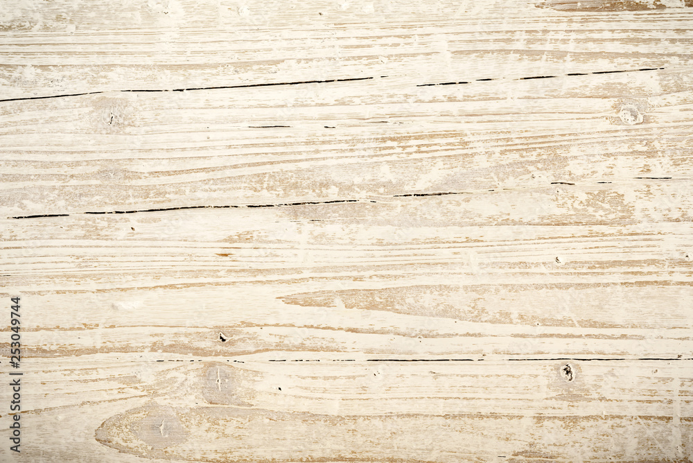 Naklejka premium aged wooden table surface background