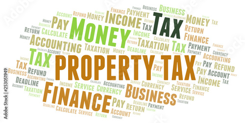 Property Tax word cloud.