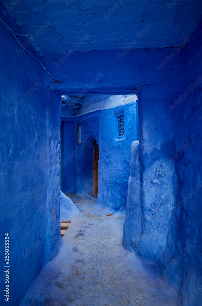 The blue alleyways of Chefchaouen