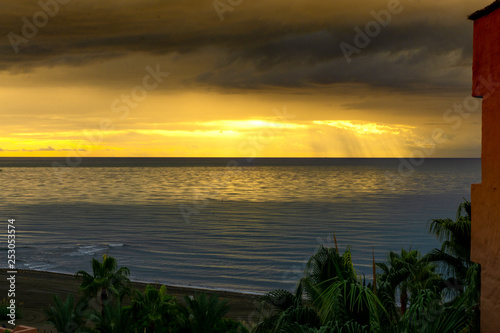 Goldene Stunde in Spanien