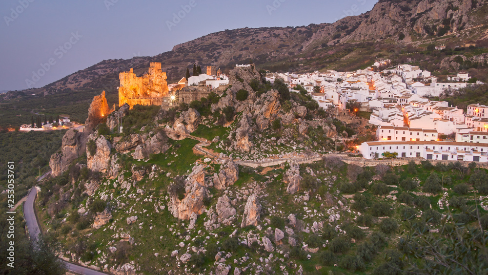Zuheros, castle and village. Cordoba, Spain