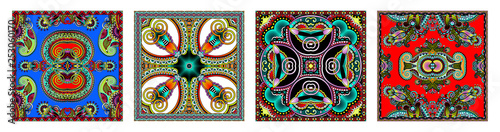 Traditional ornamental floral paisley bandanna