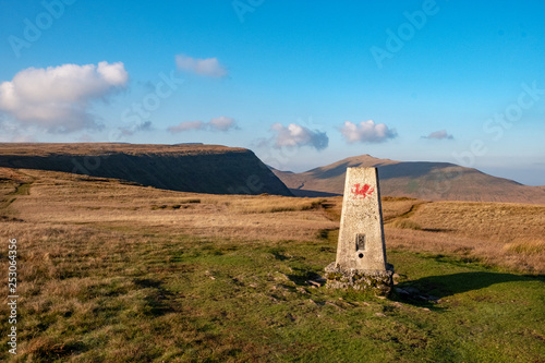 Welsh Flag on Beacon in Brecon