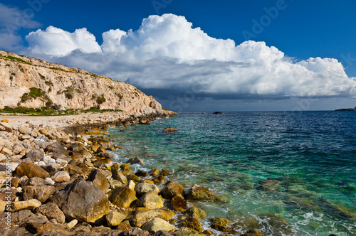 Hondoq ir-Rummien, Gozo Island, Malta, Europe