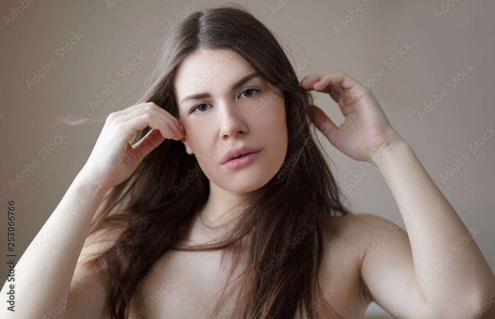 Fototapeta premium Skin so soft you have to touch it.