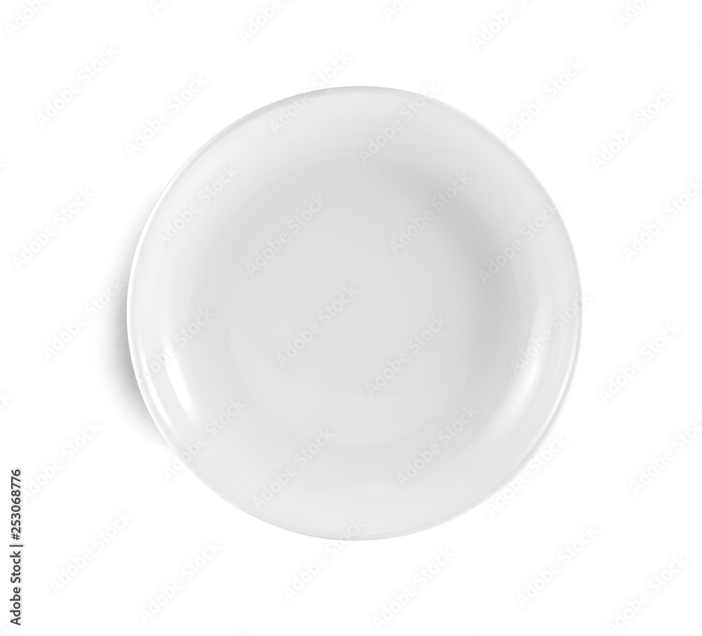 white plate isolated on white background white plate isolated on white background