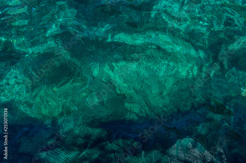 Italy, Cinque Terre, Monterosso, a close up of a green field © SkandaRamana