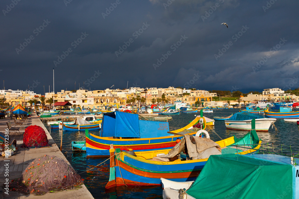 Marsaxlokk Fishing Village, Malta Island, Malta, Europe