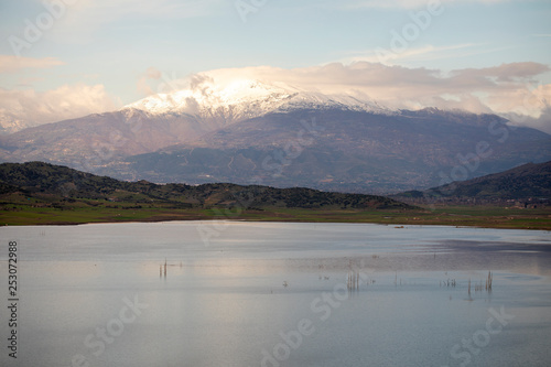 Landscape ,Lake and Mountain