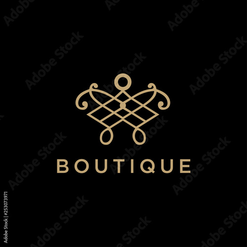 Abstract Elegant Ornament Logo Design