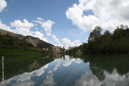 black lake landscape photos