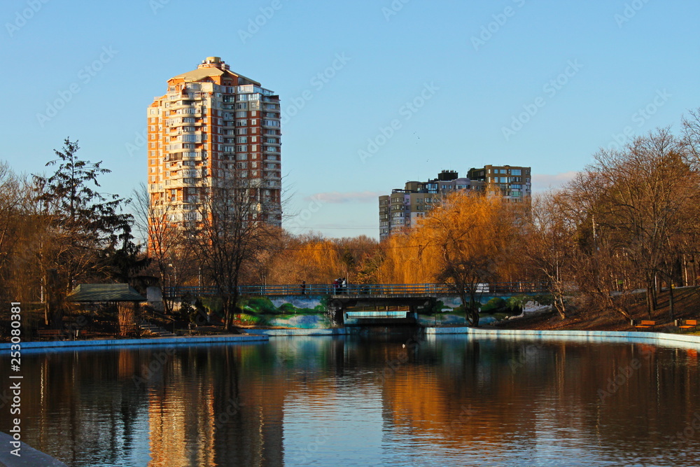 Obraz premium buildings in the city