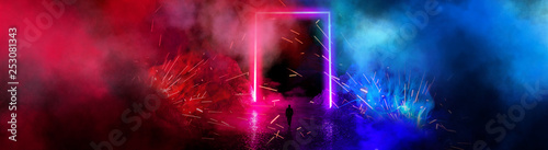 Space futuristic landscape....
