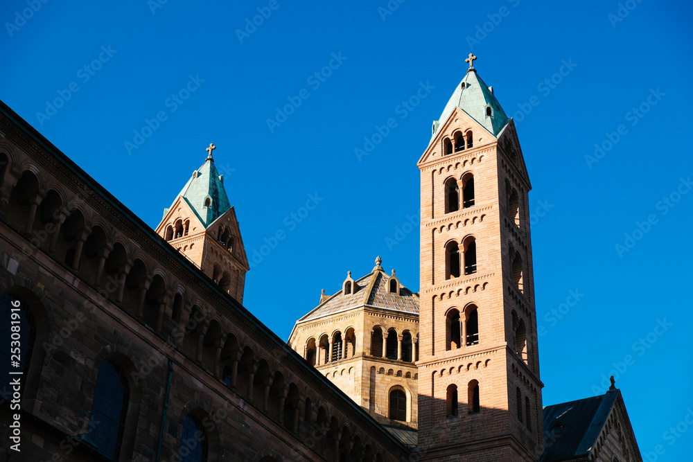 cathedral of Speyer is a unsesco word heritage site in the southwest of germany