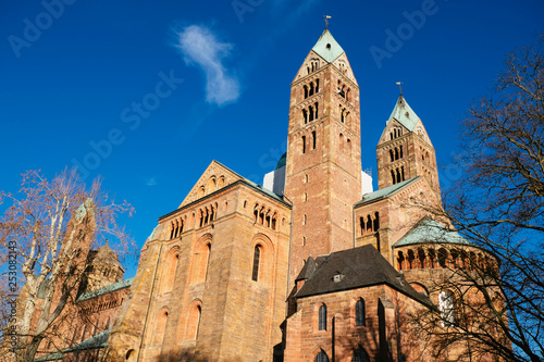 cathedral of Speyer is a unsesco word heritage site in the southwest of germany photo