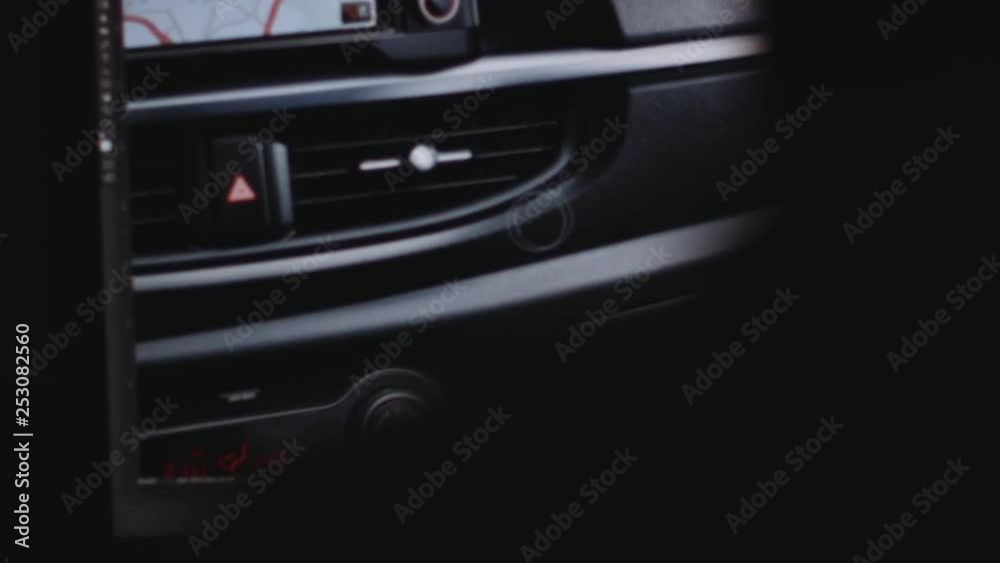 Picture of Car Dashboard Being Worked on Photo Editing Software Screen Picture of Car Dashboard Being Worked on Photo Editing Software Screen
