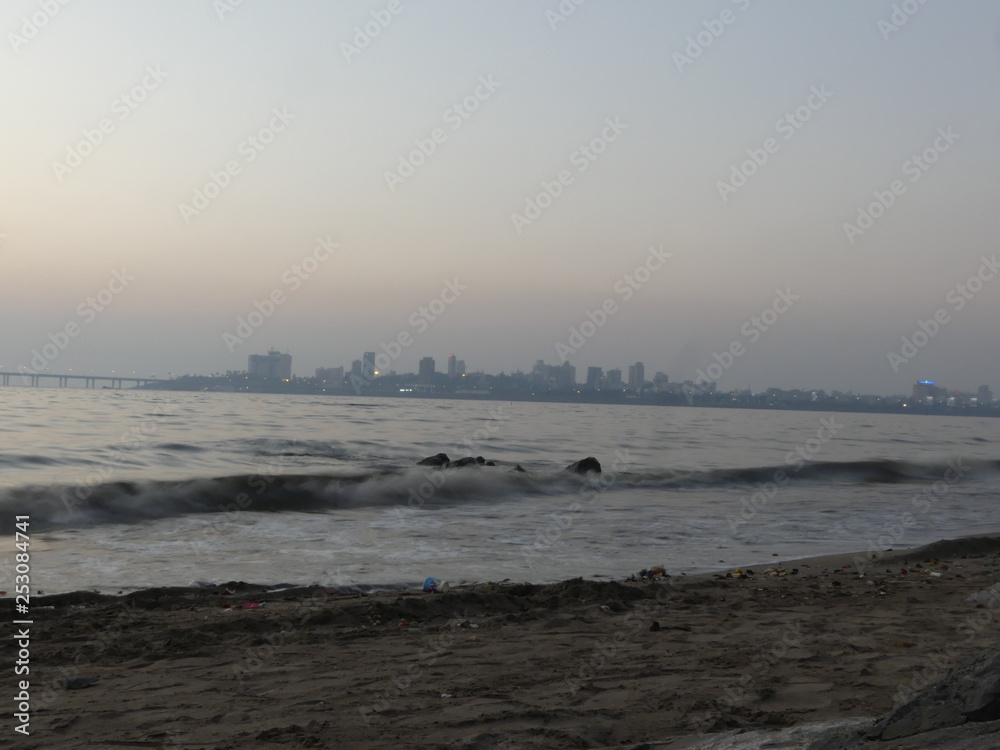 sunset on beach