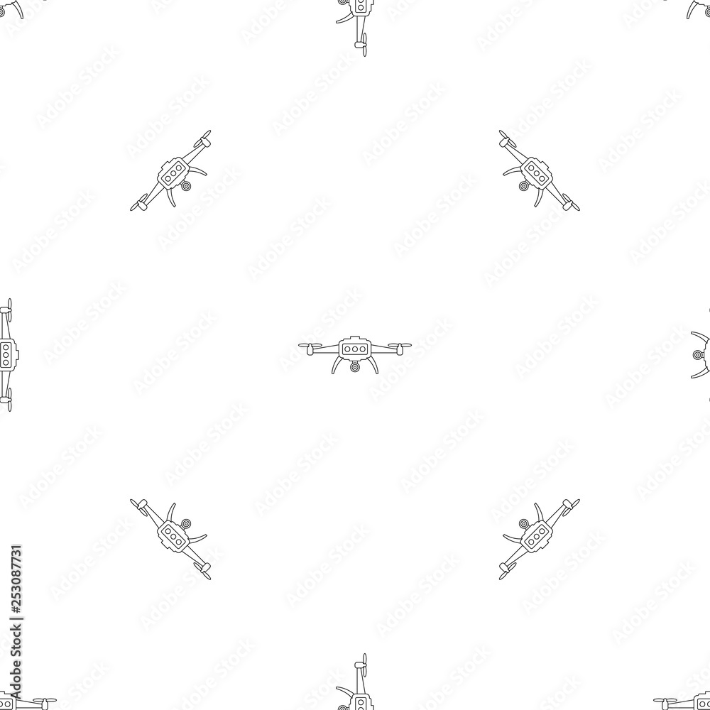 Smart drone pattern seamless vector repeat geometric for any web design