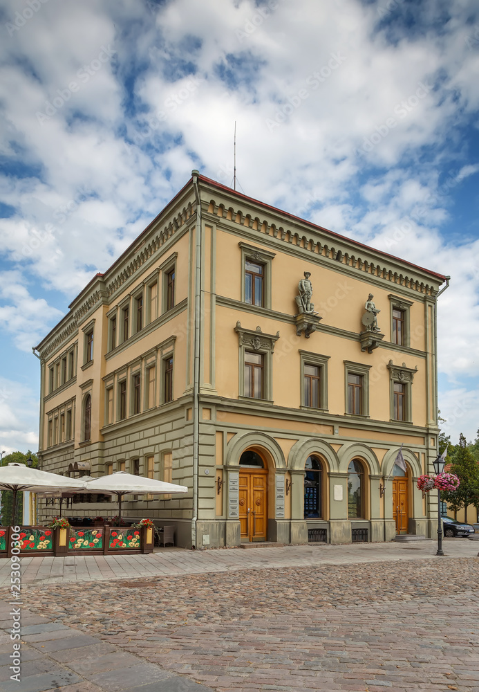 Historical house in Tartu, Estonia