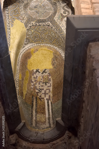 Fethiye Museum interior in Istanbul.  Also known as the Church of Theotokos Pammakaristos is one of the most famous Greek Orthodox Byzantine in Istanbul. photo