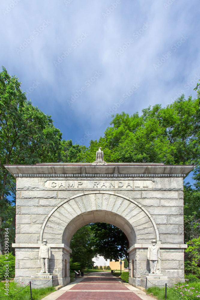 Fototapeta premium Historic Arched Entry to Camp Randall Stadium