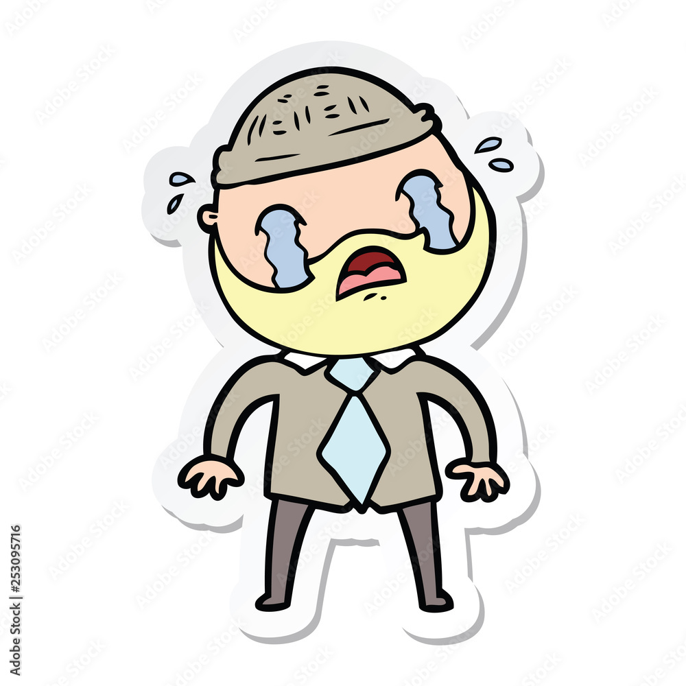 Fototapeta premium cartoon cute blog sticker