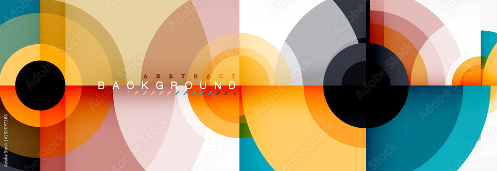 Abstract background circle design Abstract background circle design