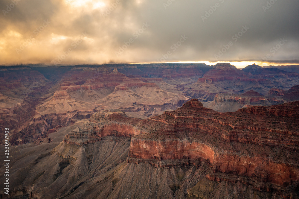 Clouds Over the Grand Canyon at Sunrise