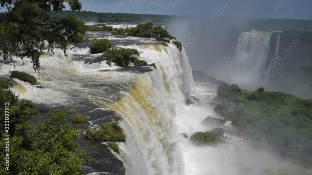 Iguazu Fall side view