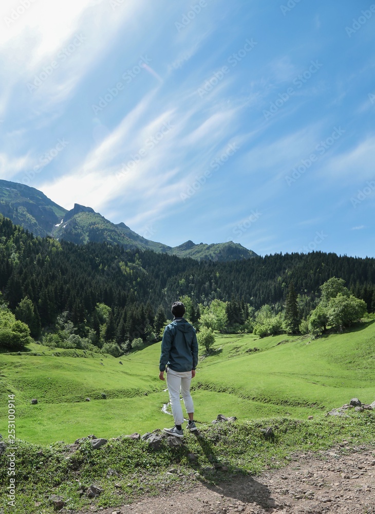 green village views. savsat/artvin/turkey