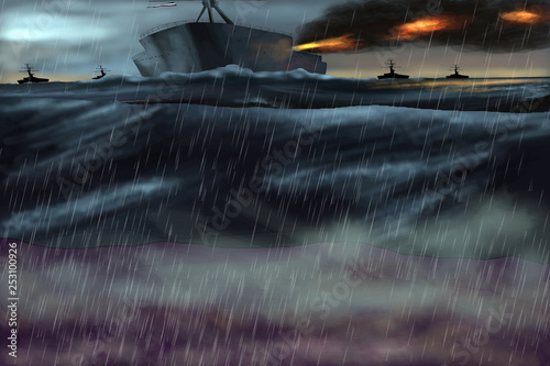 War ship