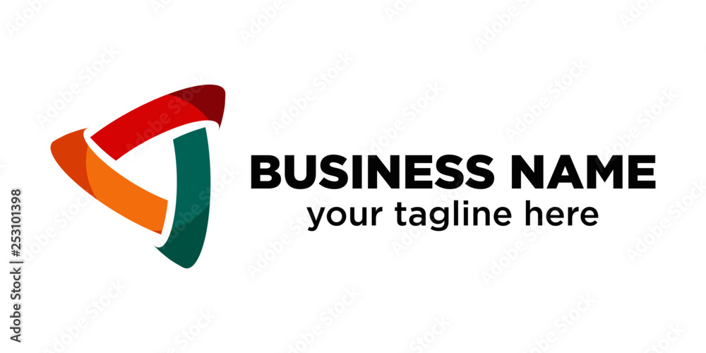 Modern and elegant triangle or triangular logo Modern and elegant triangle or triangular logo