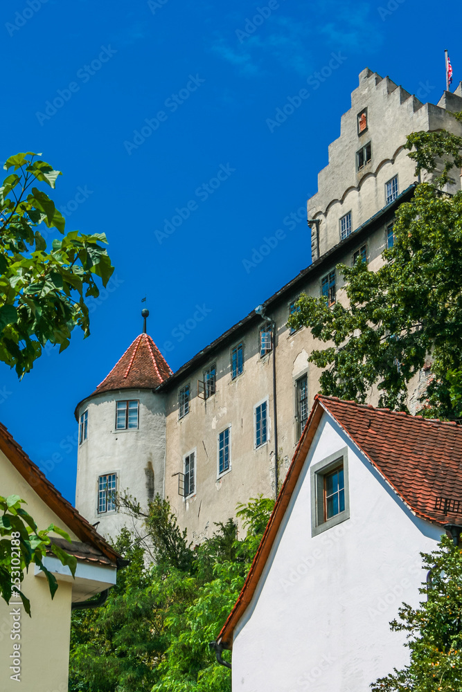 Die Burg Meersburg am Bodensee