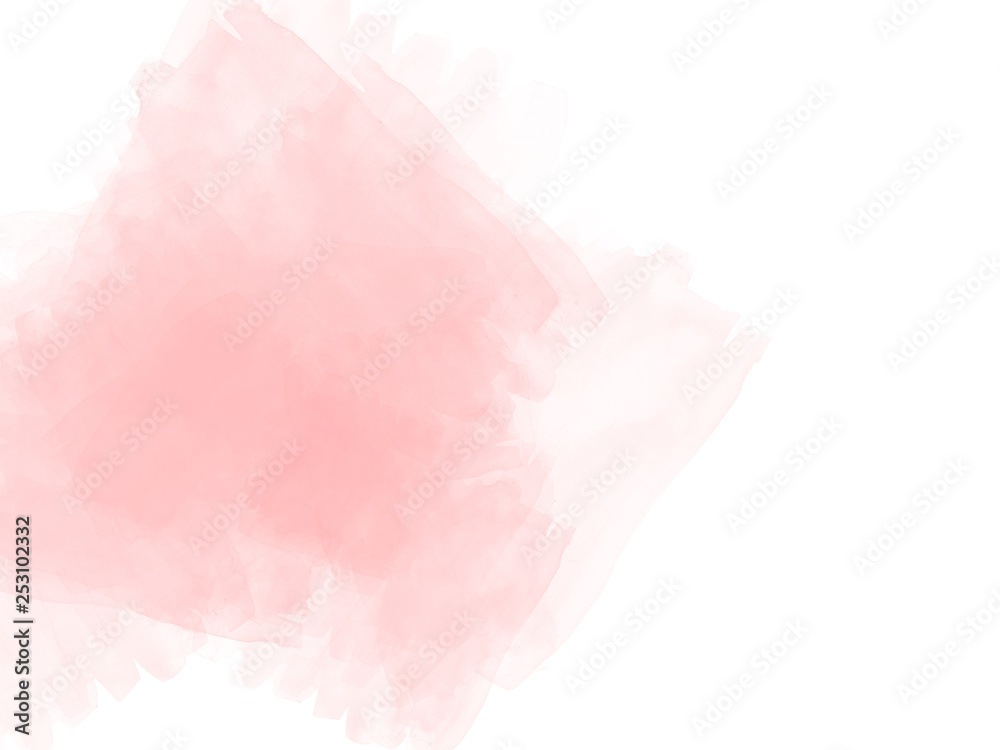 Obraz premium Abstract soft colorful watercolor illustration painting background.