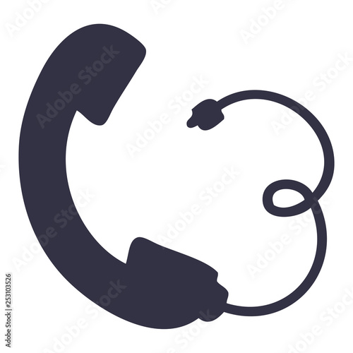 cute cartoon telephone receiver