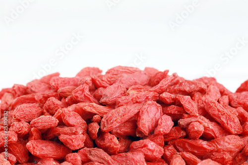 Chinese herb - Goji berry, Wolfberry isolated on white