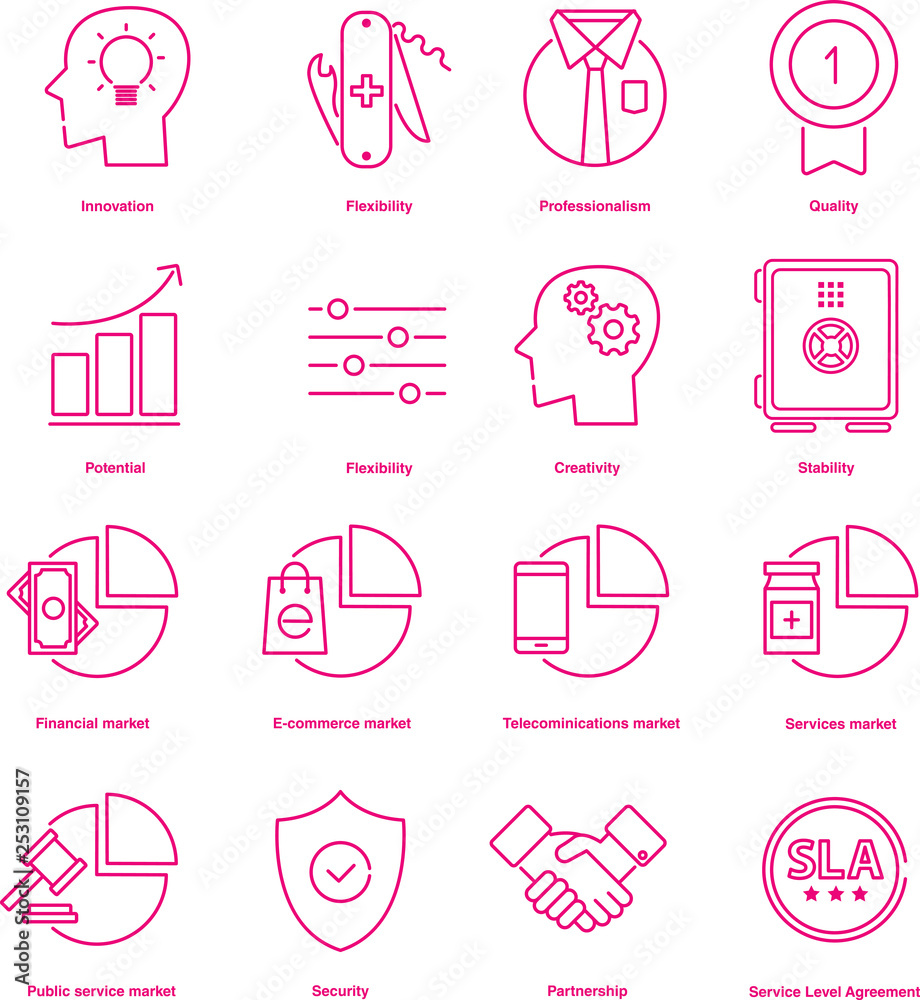 Set of buisness oriented icons for general use. Great for corporate presentations, videos and animations. Designed for IT, data storage, data center, marketing and software companies. Set of buisness oriented icons for general use. Great for corporate presentations, videos and animations. Designed for IT, data storage, data center, marketing and software companies.