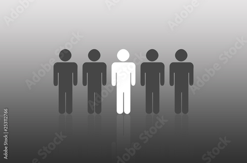 leadership teamwork creative idea concept white people outstanding with executive diversity trust team success dealing together cooperative. business success project plan leader.