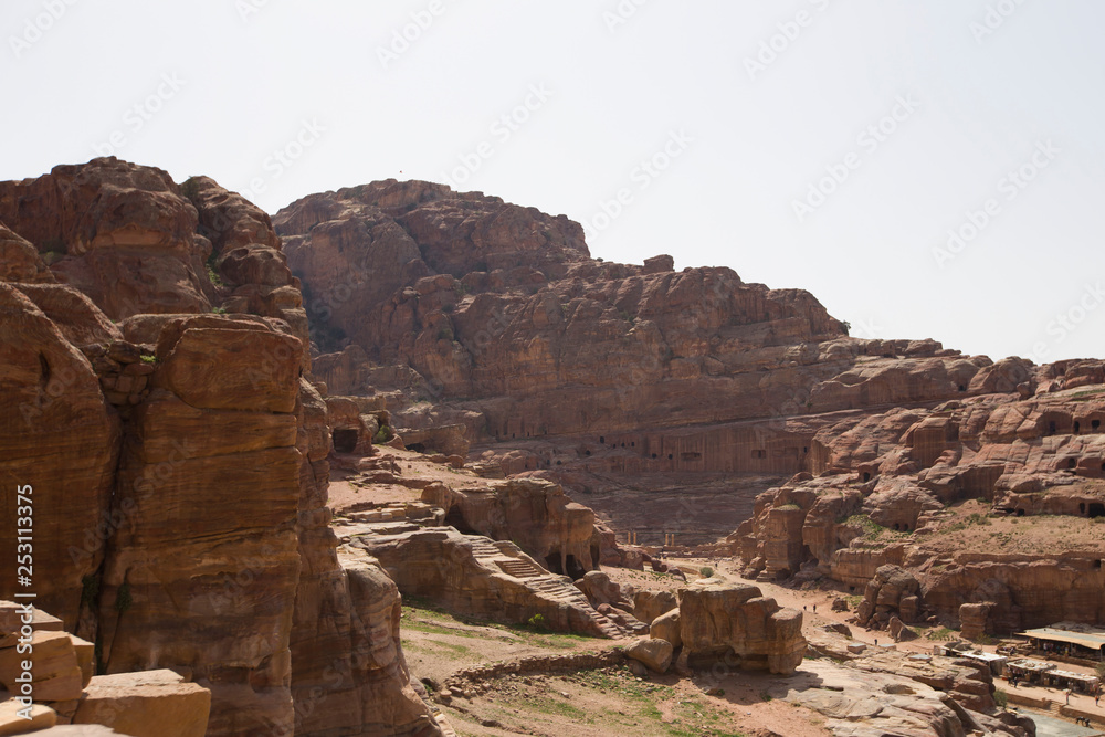 Petra the ancient rock city of the Nabataeans in Jordan