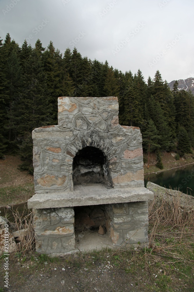 Obraz premium green village views. savsat/artvin/turkey