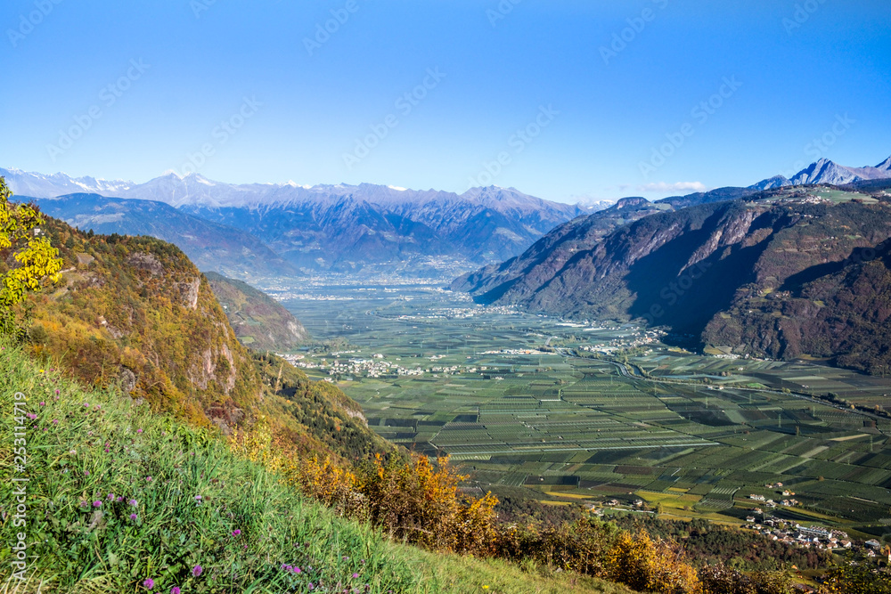 Panorama vom Meraner Land