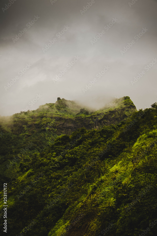 landscape with clouds